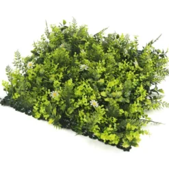 Mur Végétal Artificiel Daisy - 1m X 1m -Pas Cher Douce Verte Magasin 63add93c115548.07033839