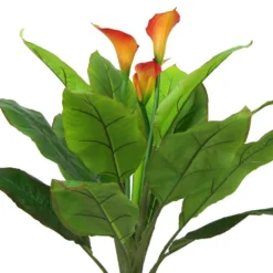 Plante Artificielles - Arum 85cm -Pas Cher Douce Verte Magasin 63cbb440796c73.29617769