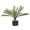 Palmier Cycas Artificiel En Pot H 100 Cm Vert - Choisissez Votre Hauteur: H 100