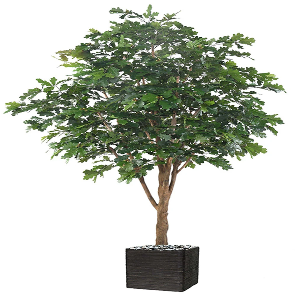 Grand Chêne Artificiel Haute Qualité H 280 Cm L 180 Cm Vert 1 Grand Chêne Artificiel Haute Qualité H 280 Cm L 180 Cm Vert