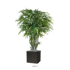 Bambou Artificiel à Cannes Noires Effet Zen H 210 Cm - Choisissez Votre Hauteur: -Pas Cher Douce Verte Magasin 63f6082ed01885.16325163