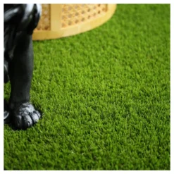 Gazon Synthétique Lodge - 40mm - 1m X 4m -Pas Cher Douce Verte Magasin 6476ea647481a6.95639391