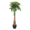 ATMOSPHERA Plante Artificielle Arbre Pachira En Pot H 110 Cm