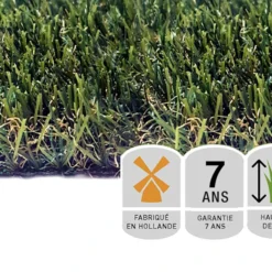 Gazon Synthétique Tendence 30mm - 4m X 17m -Pas Cher Douce Verte Magasin 6495cc206ca311.79034851